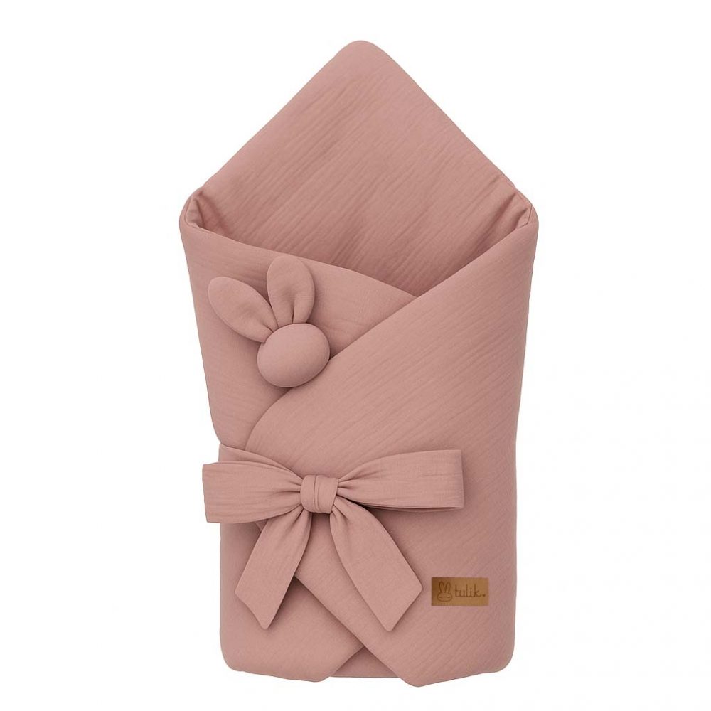Drzemiący Rożek™ Niemowlęcy Muślin (rosé)